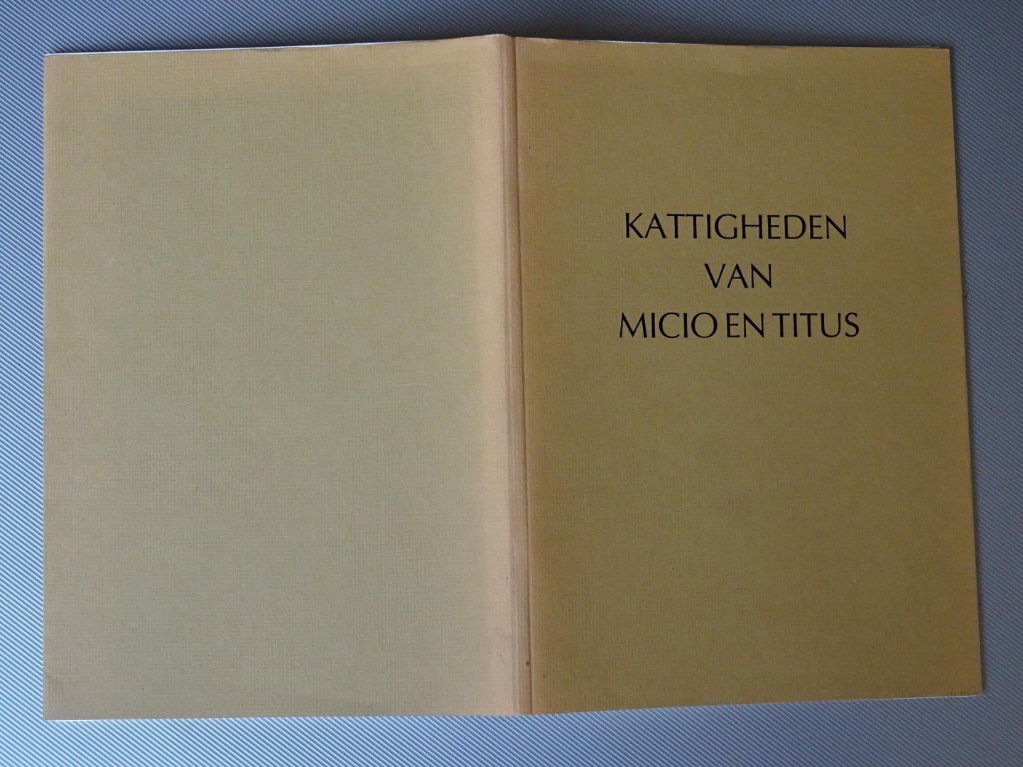 Spronk, Ank - Kattigheden van Micio en Titus