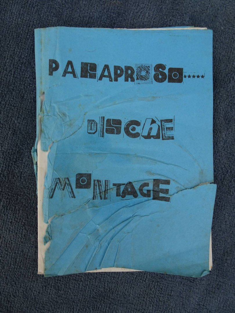 Berg, Henk van den. - Paraproso Dioche. Montage '5.