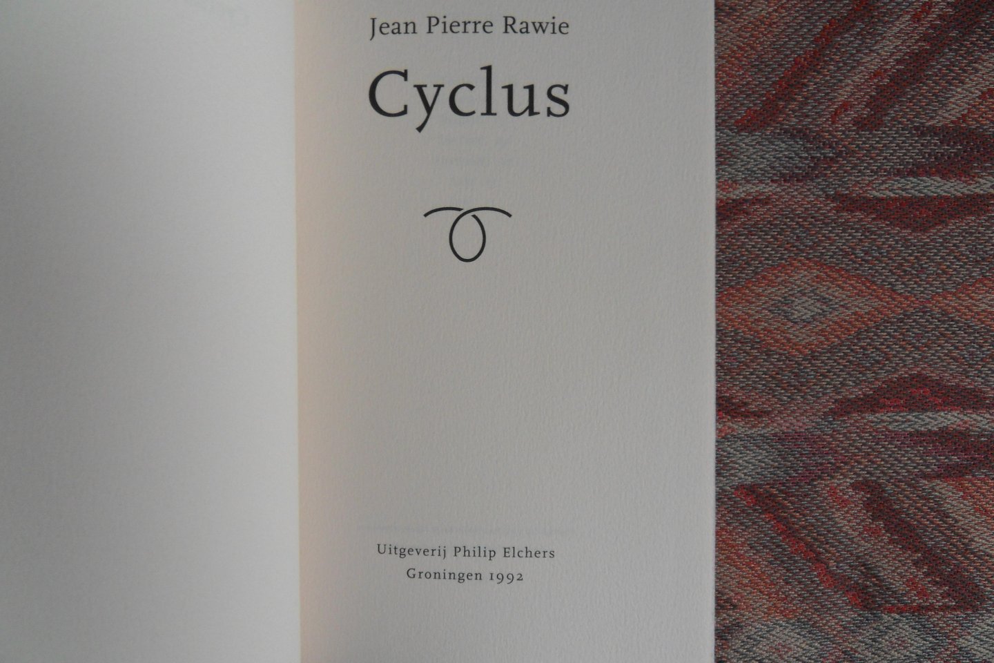 Rawie, Jean Pierre. - Cyclus. [ Genummerd ex. 203 / 250 ].