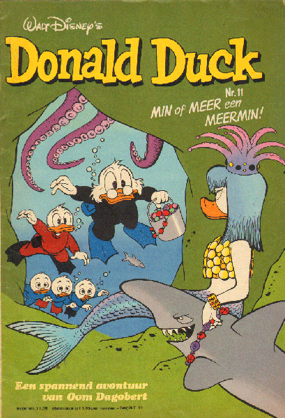 Disney, Walt - Donald Duck 1980 nr. 11, Een Vrolijk Weekblad, goede staat