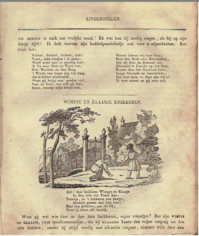 SANDWIJK, G. van - Prenten-Magazijn voor De Jeugd. 1841. Met 120 Houtsneê-Gravures. [Eerste Jaargang]