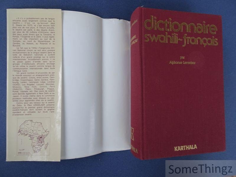 Alphonse Lenselaer. - Dictionnaire swahili-français.