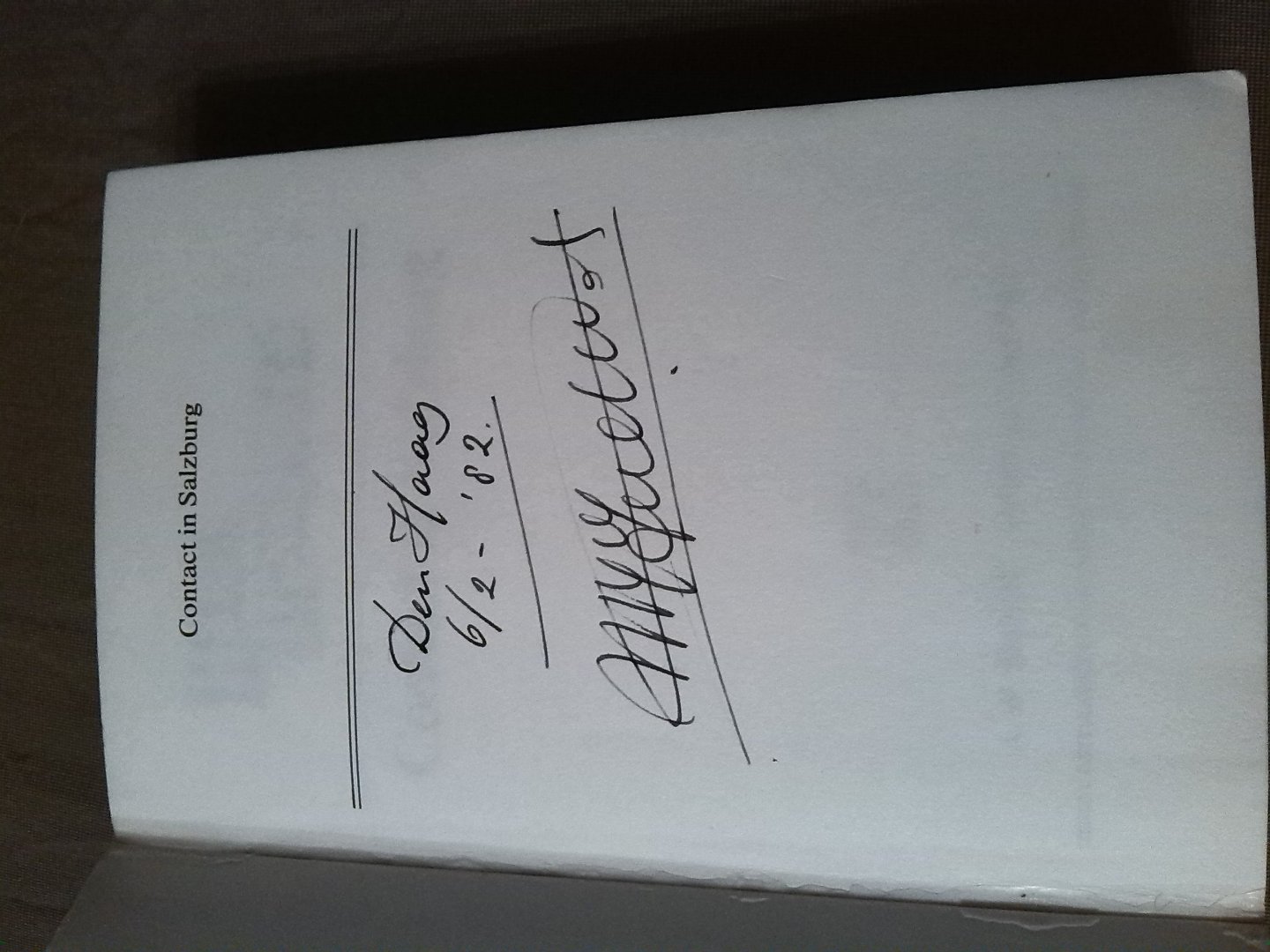 Macinnes - Contact in salzburg / druk 2