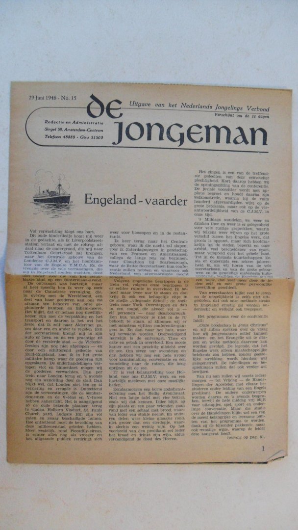 Redactie - DE JONGEMAN