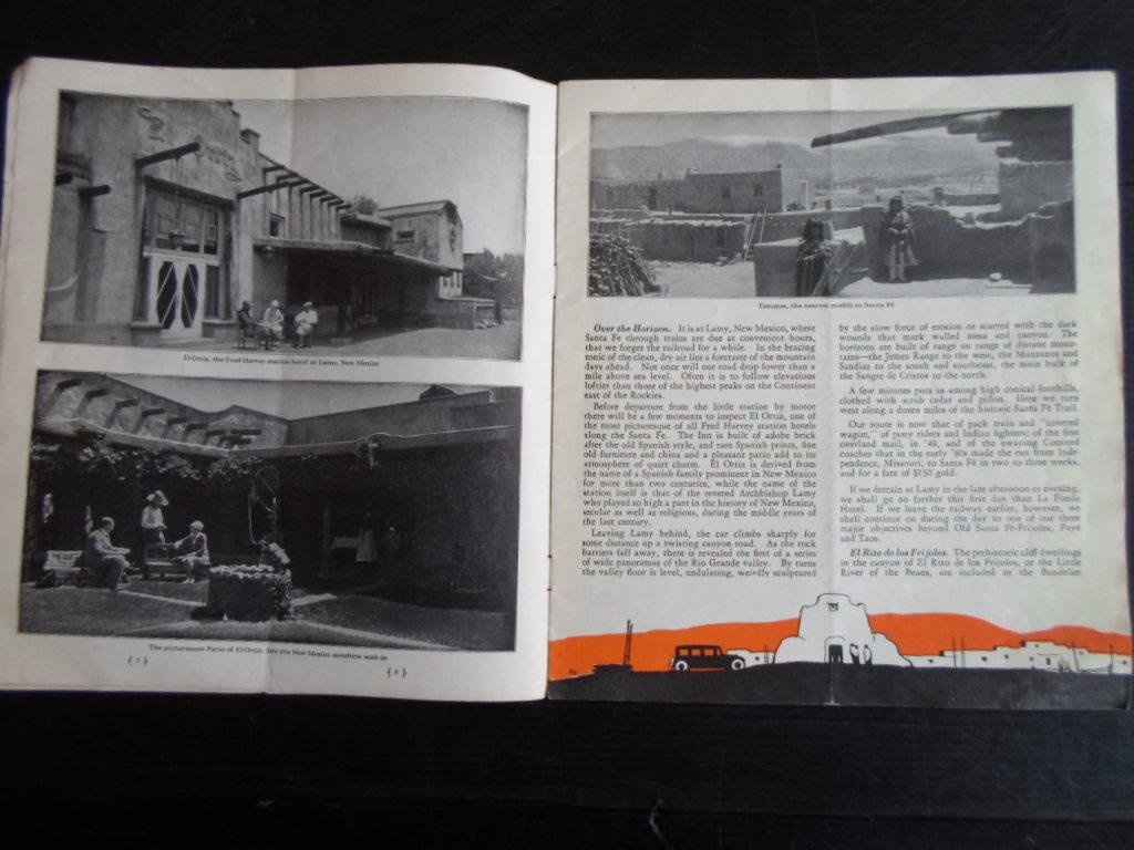 Folder - Indian-detours, Roundabout Od Santa-Fé, N.M.
