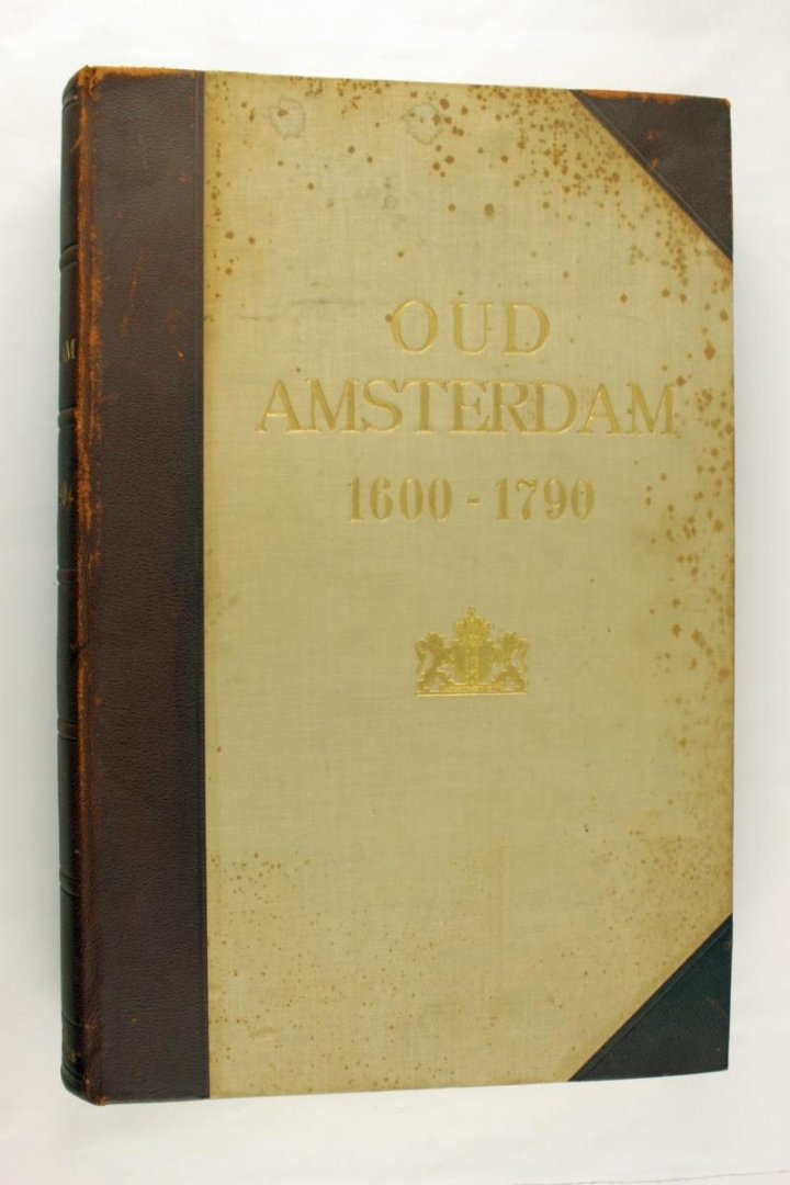 Changuion, D.J. & Hengst, P. den - Oud Amsterdam. Afbeeldingen der voornaamste gebouwen en gezichten uit den jaren 1600-1790 naar P. Fouquet's nieuwe atlas van Amsterdam ( 6 foto's)