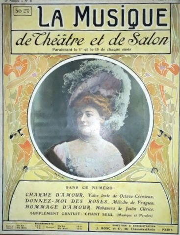  - La musique de théâtre et de salon. 1er Mars 1908