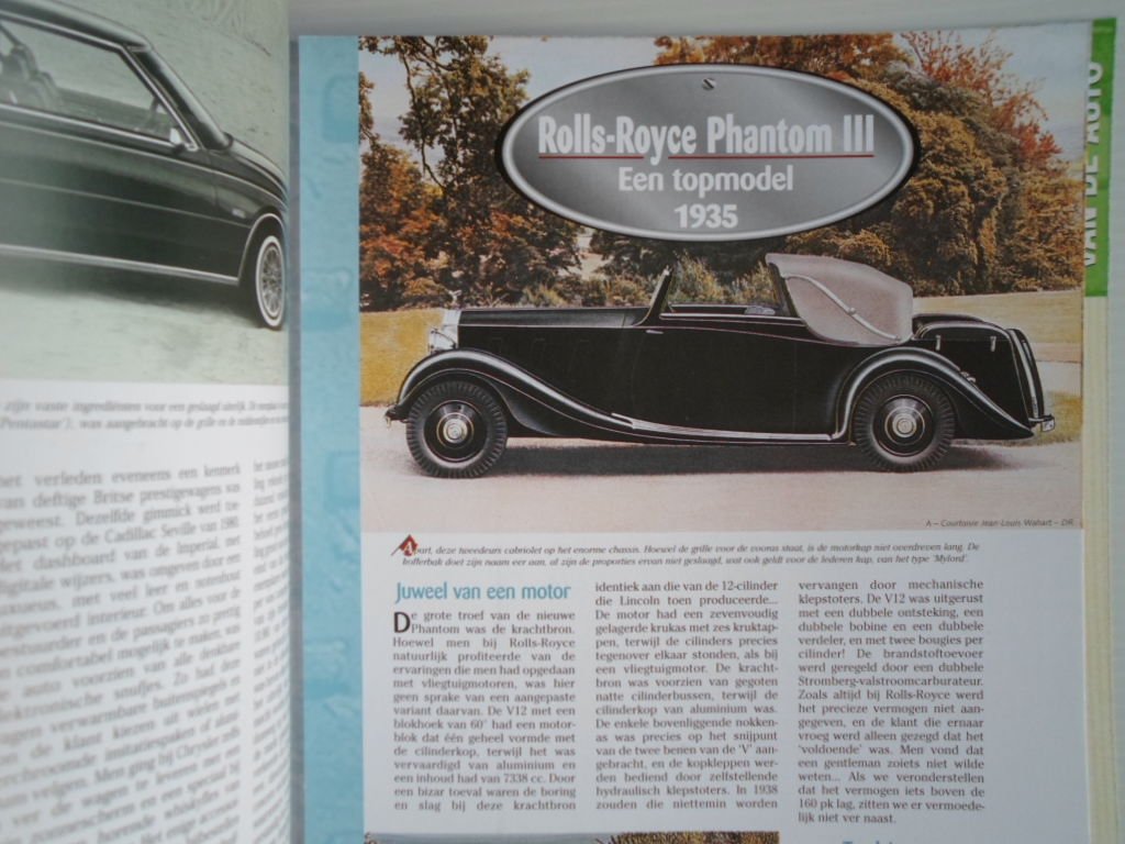 magazine - De eeuw van de automobiel aflevering aflevering 38, Rolls-Royce Phantom III