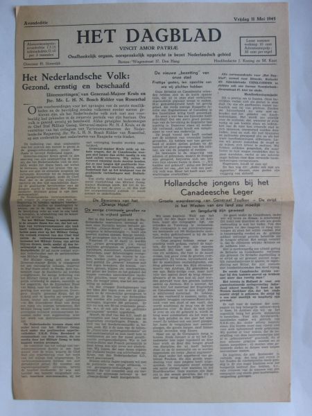 Krant - Het Dagblad, Den Haag