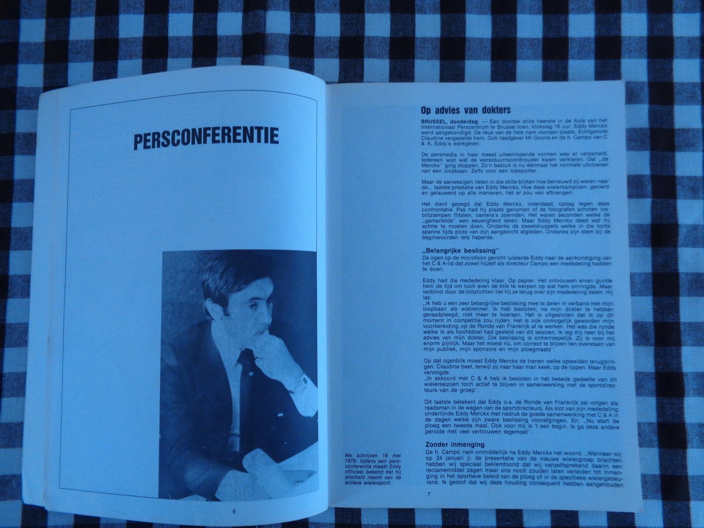 jan cornand-jan boogmans-stefan van laere-roland segers - eddy merckx  story