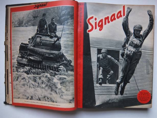 Lechenperg, Harald (red.). - Signaal. No. 11-15, 18 & 19-24 (1941). No. 2-5 (1942). 17 issues in one binding.