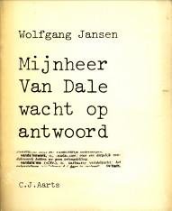 JANSEN, WOLFGANG - Mijnheer Van Dale wacht op antwoord