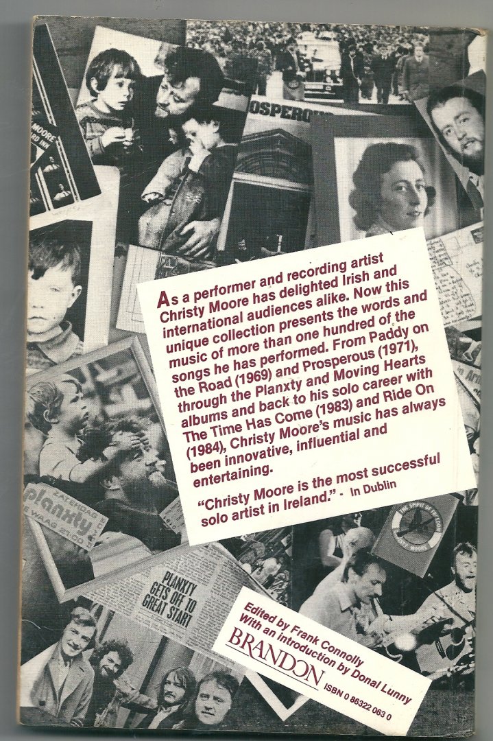 Connolly, Frank - The Christy Moore songbook