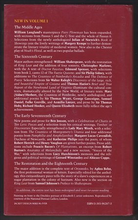 ABRAMS, M.H. [GENERAL EDITOR] - The Norton Anthology of English Literature. Two volume set.