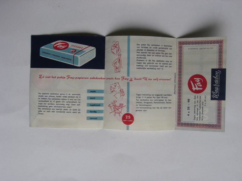 Folder - Fay papieren zakdoek