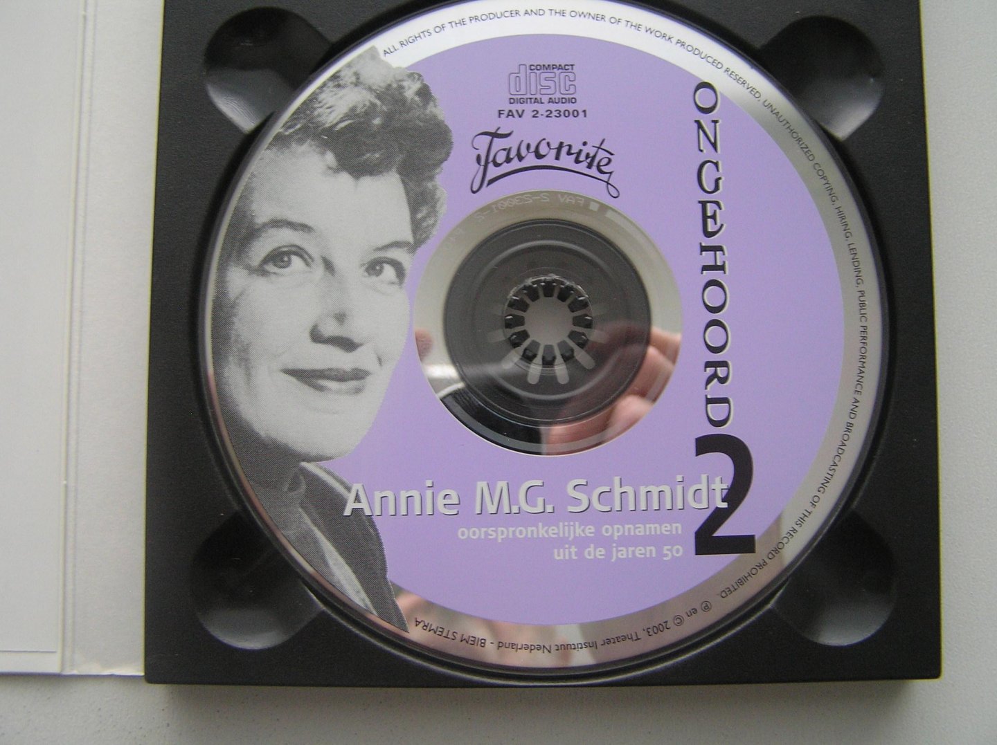 Gelder van Henk - Annie M.G. Schmidt   ONGEHOORD  Oorspronkelijke opnamen uit de jaren 50  INCL. 2 CD's