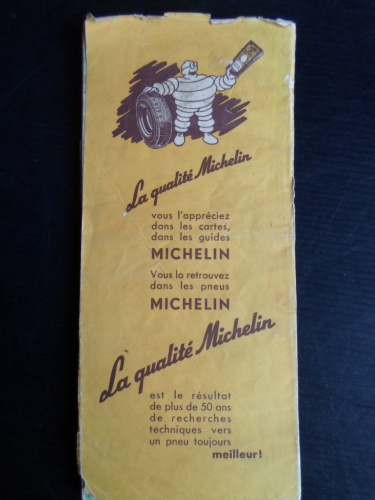  - Michelinkaart Allemagne et Austriche met de geallieerde bezettingszones, 1952-53