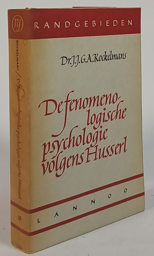 HUSSERL, E., KOCKELMANS, J.J.G.A. - De fenomenologische psychologie volgens Husserl. Een historisch-kritische studie.