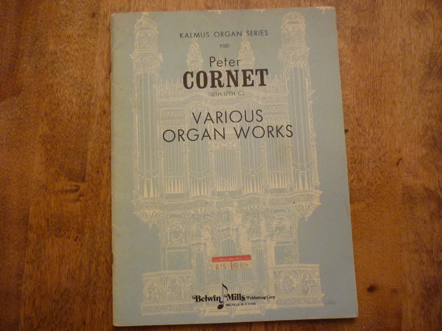 Cornet; Peter - Various Organ Works