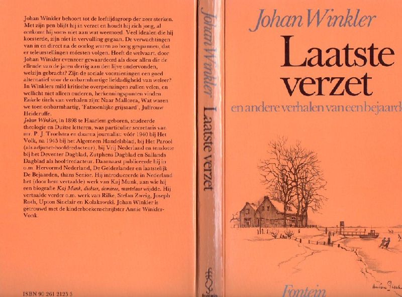 Winkler, Johan - Laatste verzet, en andere verhalen van een bejaarde