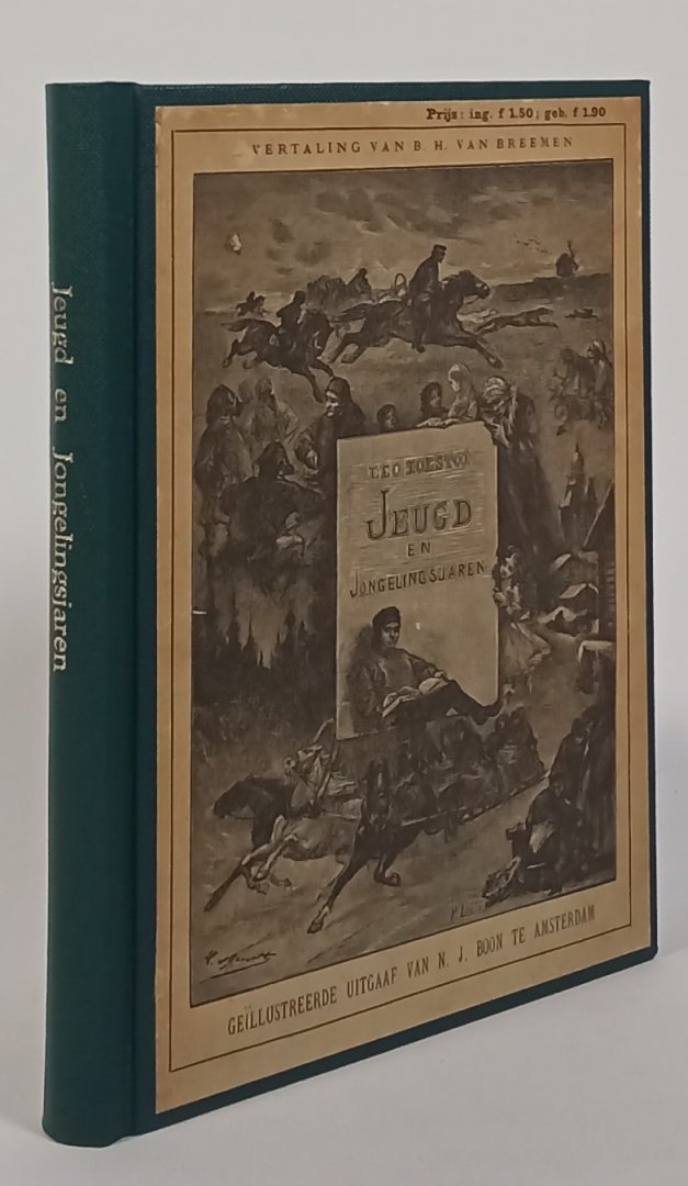 TOLSTOI, L. - Jeugd en jongelingsjaren. Naar de Fransche vertaling van Michael Delines voor Nederland bewerkt door B.H. van Breemen. Geïllustreerd met 26 houtgravures.