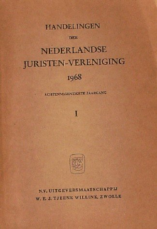 RED.- - Handelingen der Nederlandse Juristen-Vereniging. 1968. Deel 1.