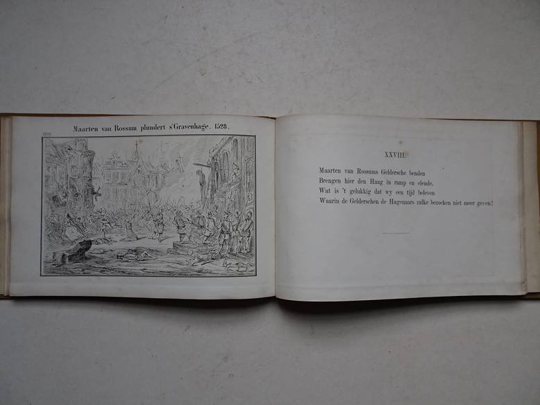 Lennep, J. van, & Compagnie. - Tafereelen uit de geschiedenis des vaderlands, tot nut van groot en klein; vermakelijk voorgesteld. Aanvangende met de komst der Batavieren en eindigende als het uit is.