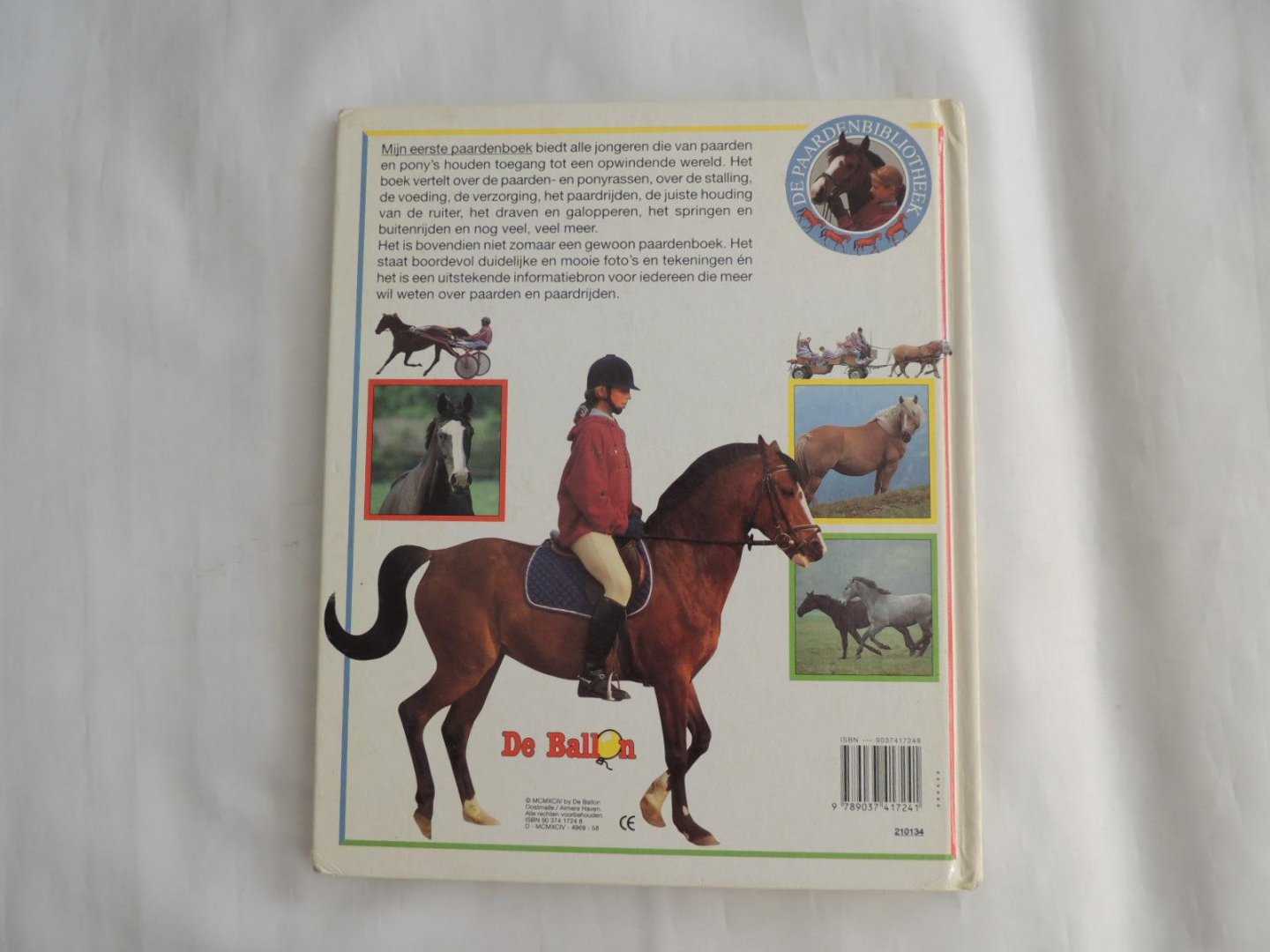 Winkelaar, Peter - Mijn eerste paardenboek : alles over paardrijden, paarden, verzorgen, paardenrassen
