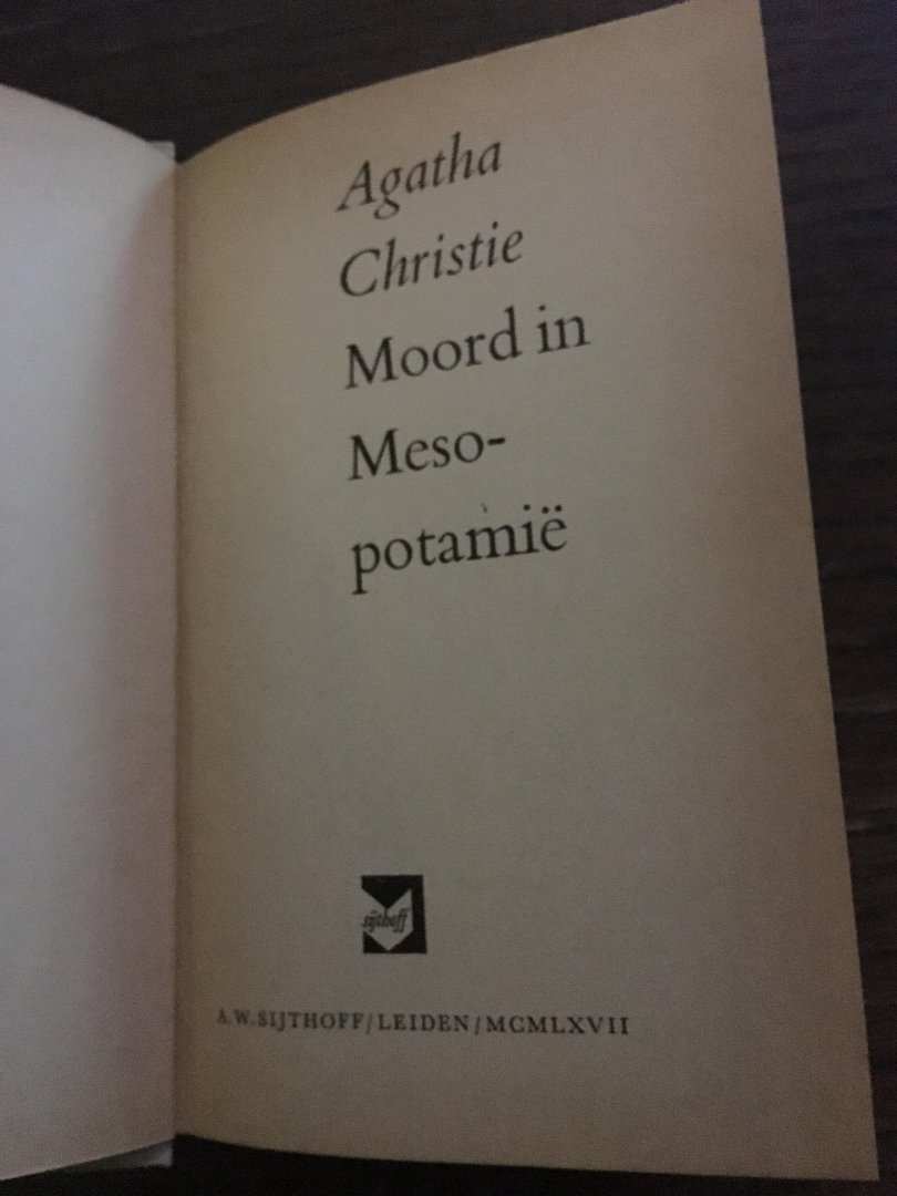 Agatha Christie - Accolade 29; Moord in Meso-Potamië