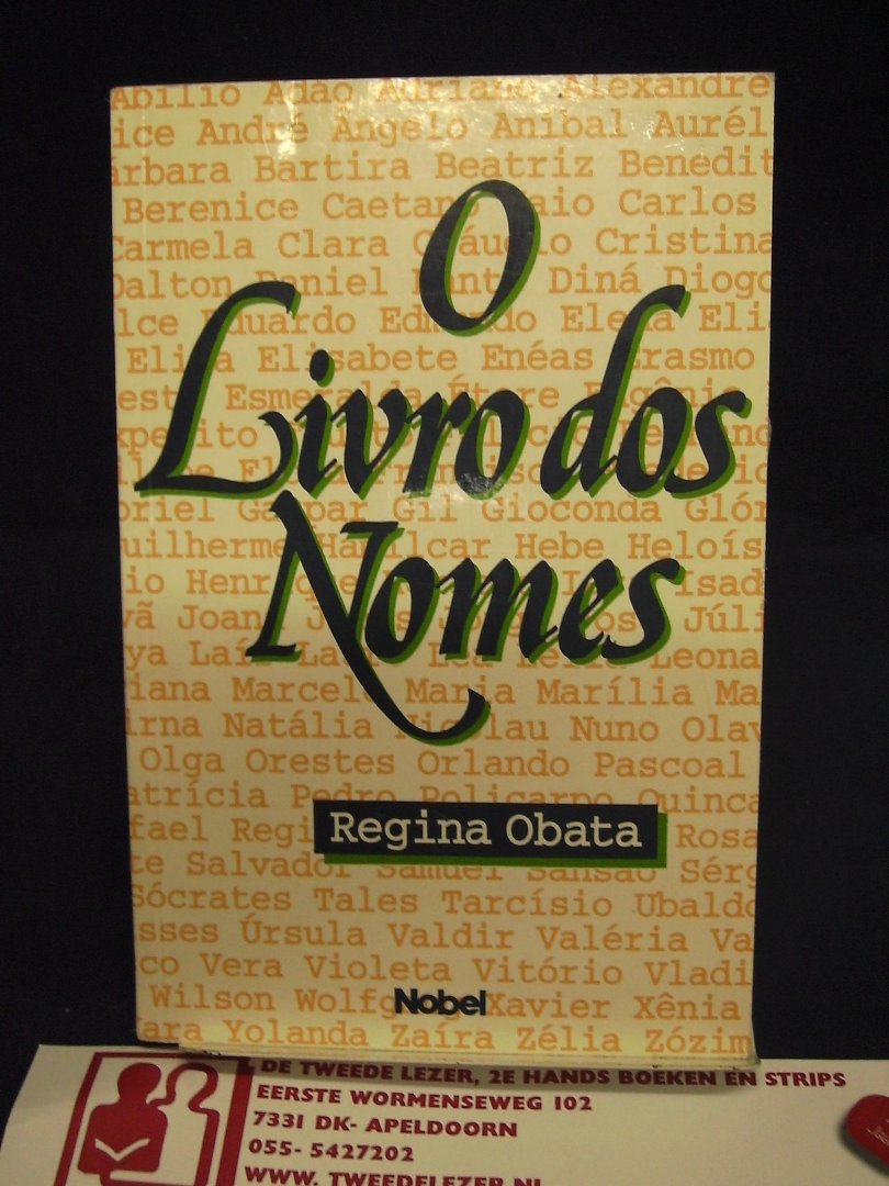 Obata, Regina - O Livros dos Nomes