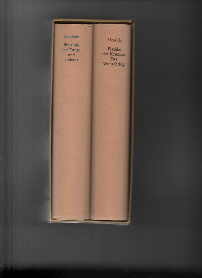 Sfurim, Mendele Moicher - Werke in zwei Bänden.