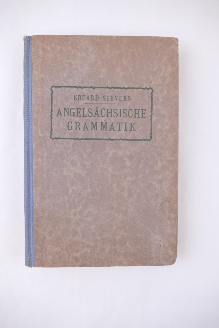 Siever, Eduard - Angelsächsische Grammatik 3e Auflage