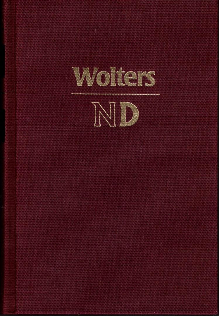 Gelderen, I. van - Wolters' Woordenboek Nederlands / Duits