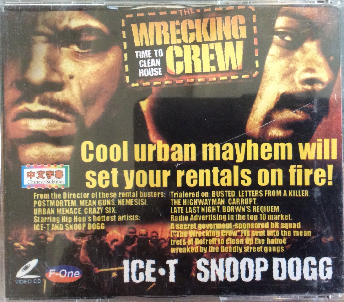 the Wrecking Crew, Ice-T, Snoop Dogg - Time to clean house.