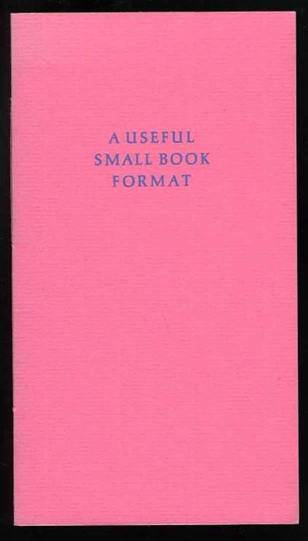 HARDACRE, Kenneth - A Useful Small Book Format for the Home Publisher