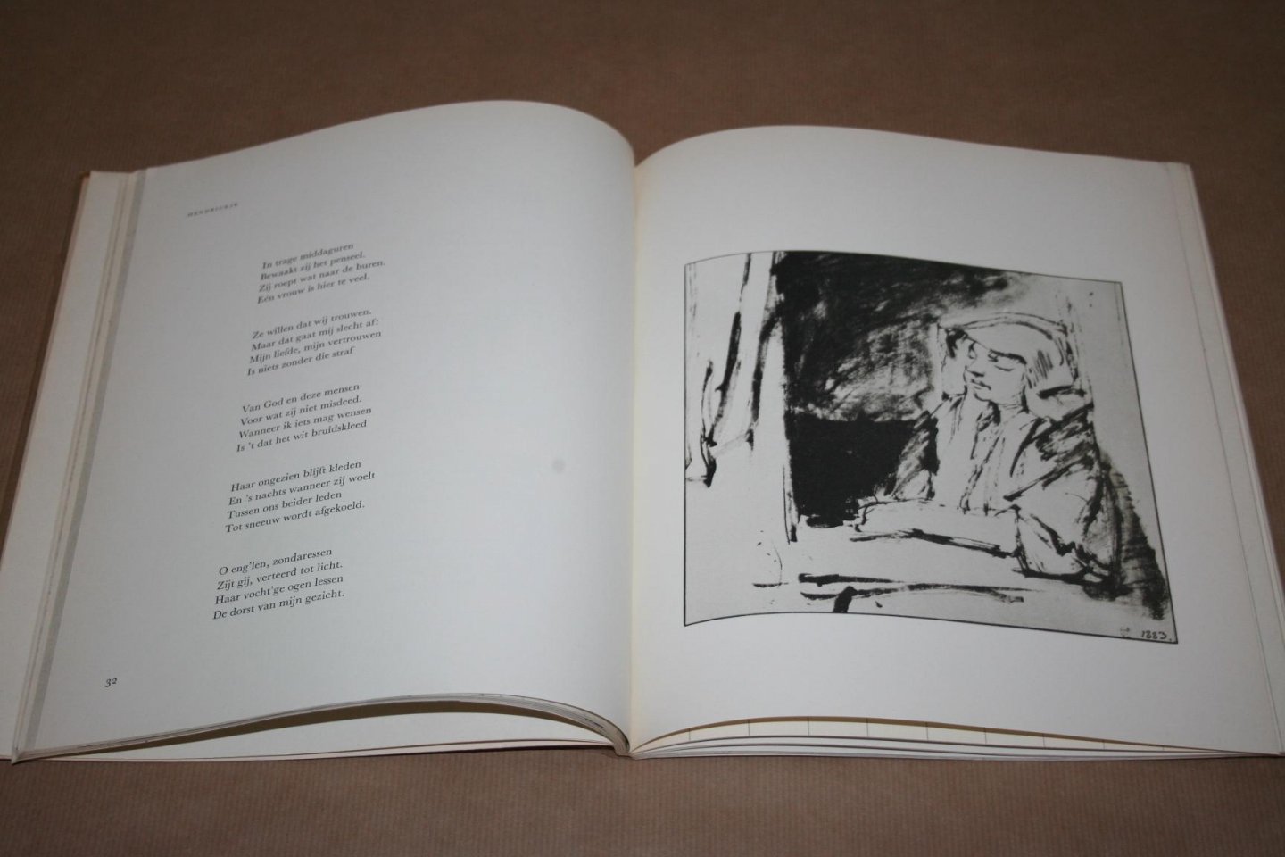 Simon Vestdijk - Rembrandt en de engelen  -- Twaalf gedichten en een acrostichon