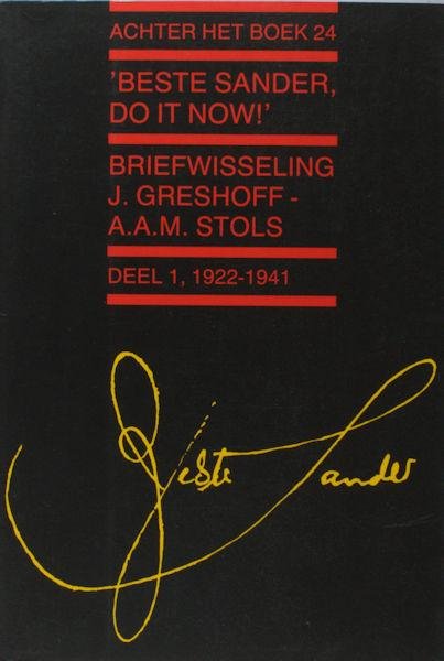 Chen, Salma & S.A.J. van Faassen (bezorg door). - Briefwisseling J.Greshoff - A.A.M.Stols.
