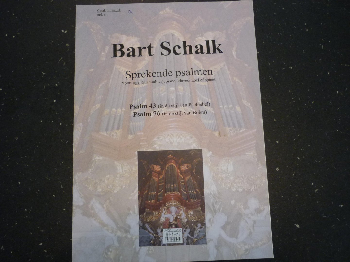 Schalk; Bert - Sprekende Psalmen voor orgel, piano, klavecimbel of spinet - Klavarskribo