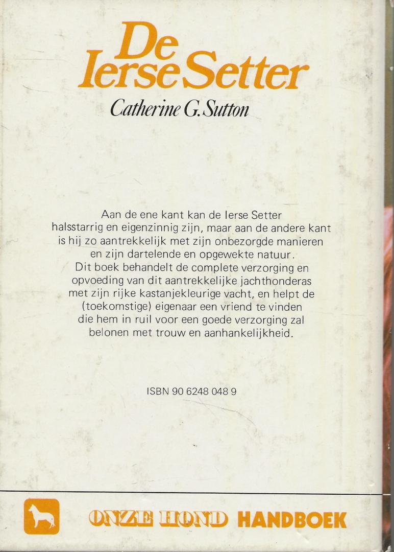 Sutton Catherine G. Vertaald door K.C. Canisius - De Ierse setter