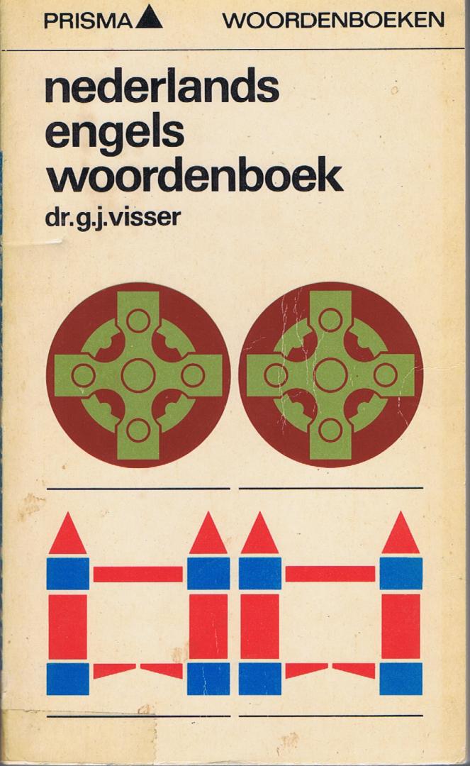 Visser, dr. G.J. - Prisma-boeken 138: Nederlands-Engels woordenboek
