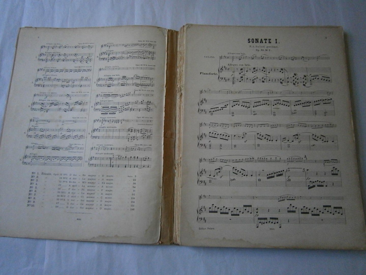 Beethoven, L. von - Sonates voor piano en viool Sonaten fur pianoforte und violine