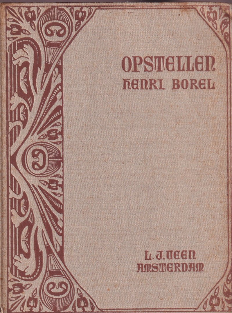 Borel, Henri - Opstellen