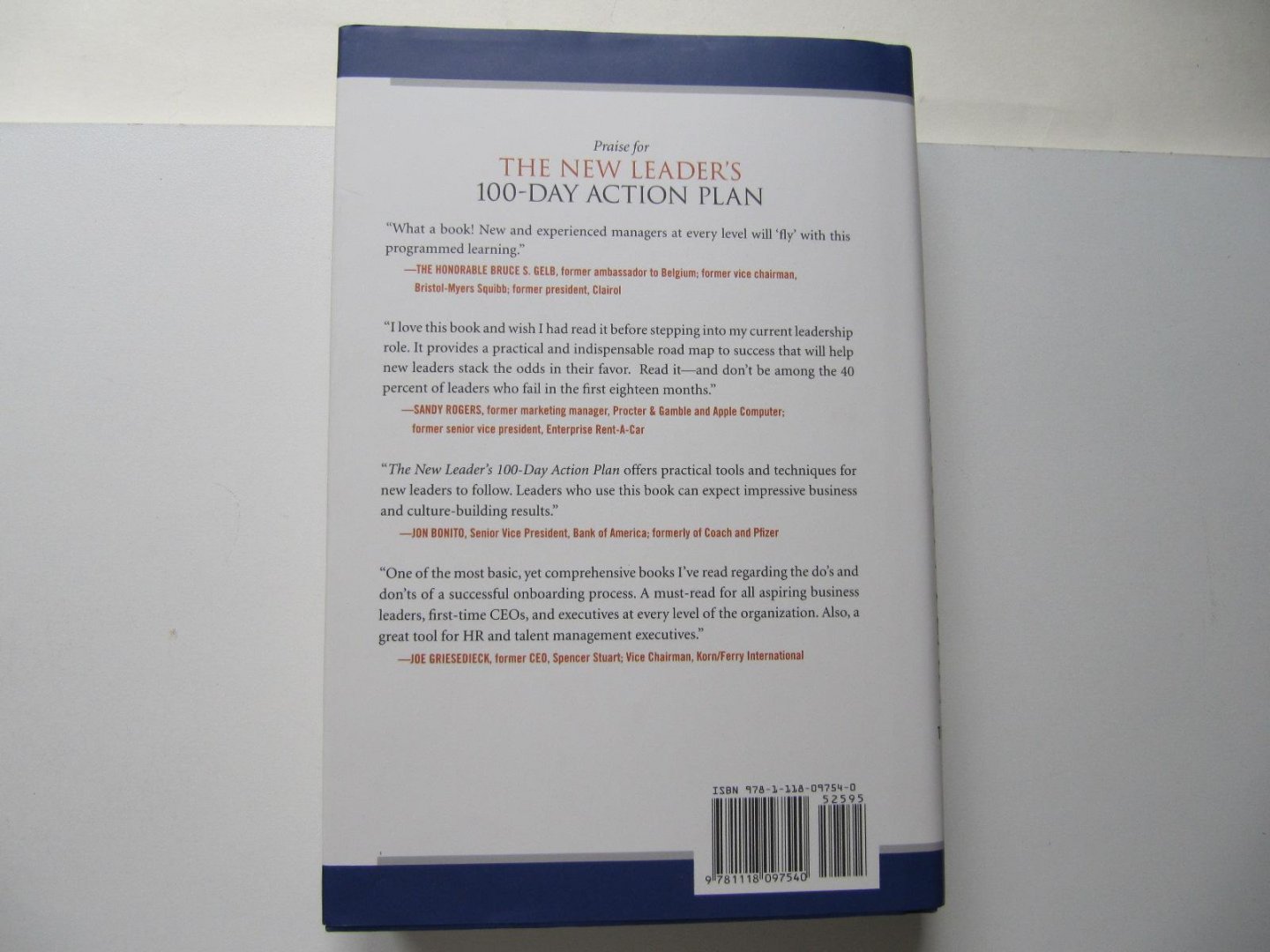 George B. Bradt, e.a. - The New Leader's 100-Day Acton Plan -third edition