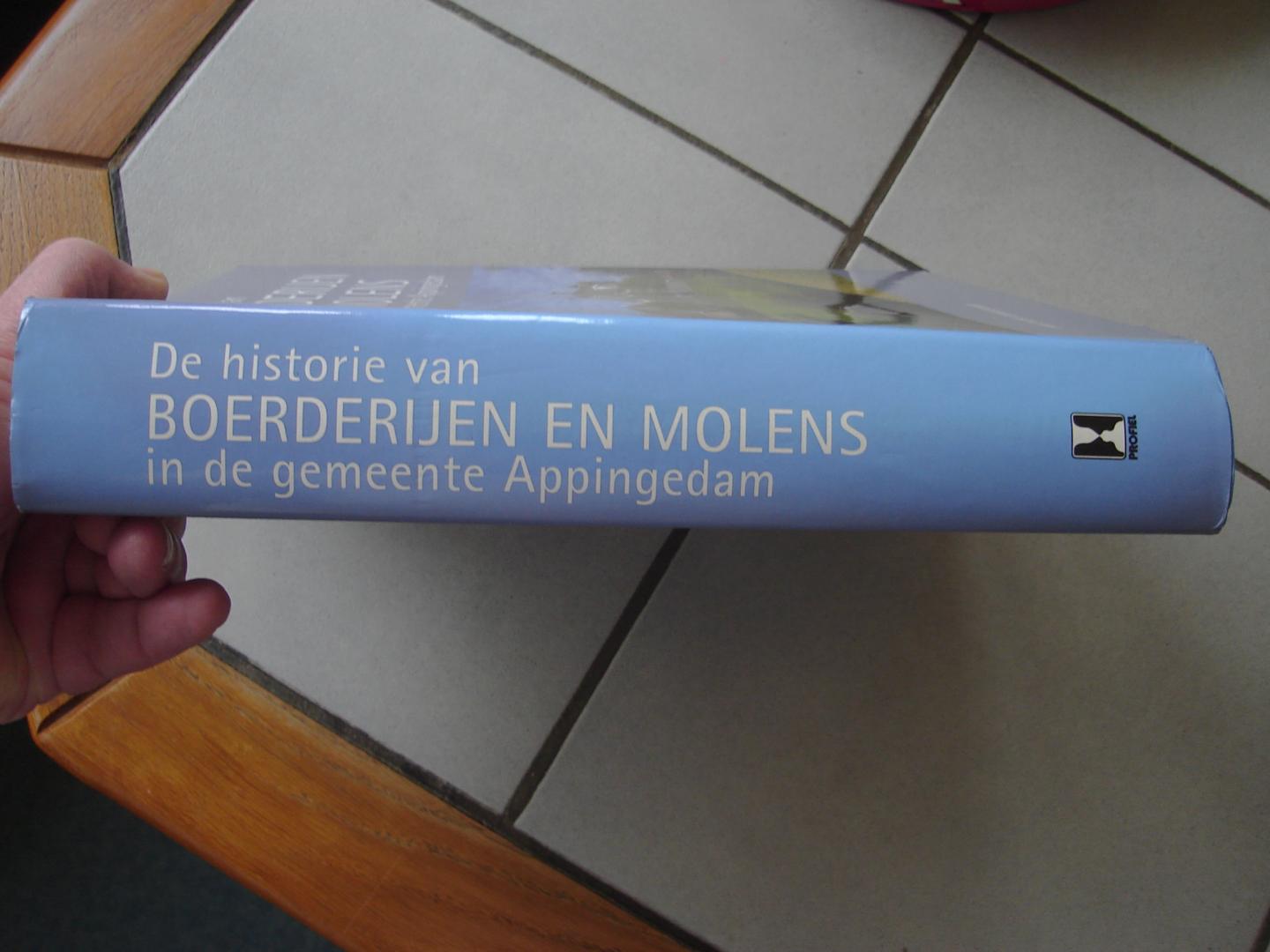 Jan Evert Emmelkamp. - De historie van Boerderijen en Molens in de gemeente Appingedam. ( Boerderijenboek ).
