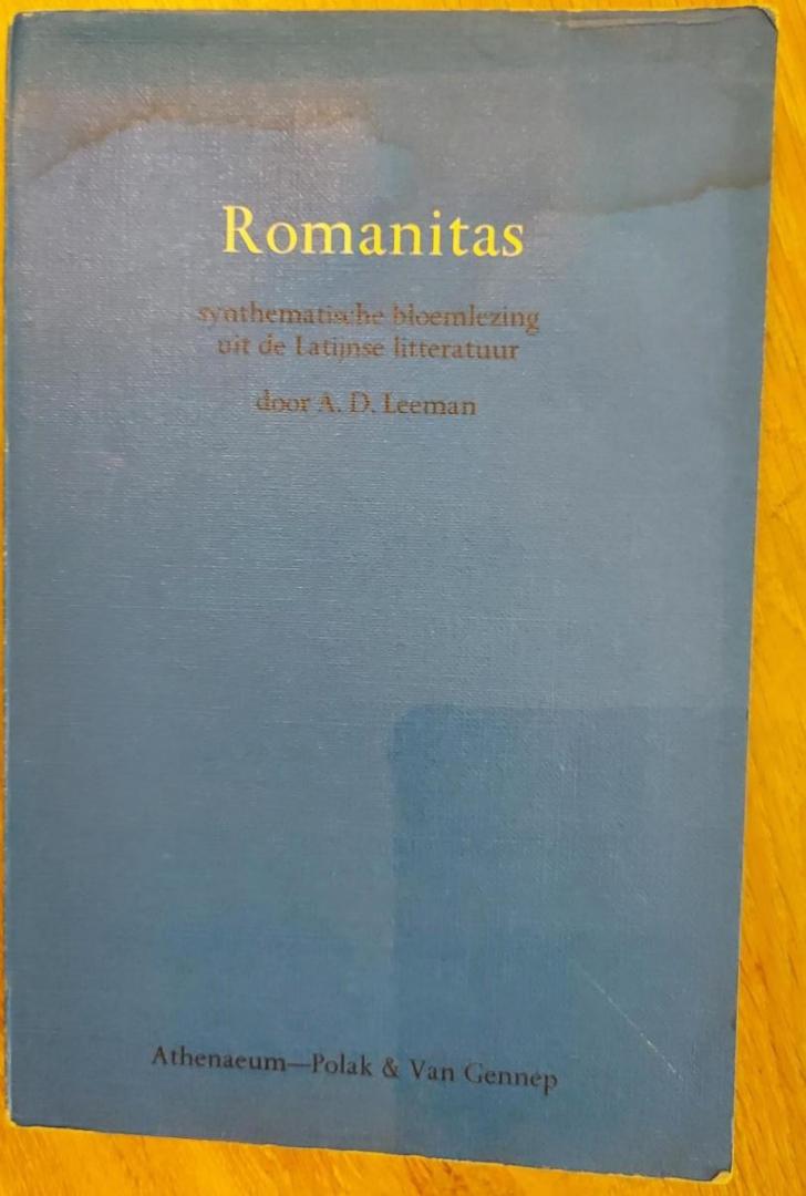 Leeman, A.D. - Romanitas. Synthematische bloemlezing uit de Latijnse Litteratuur
