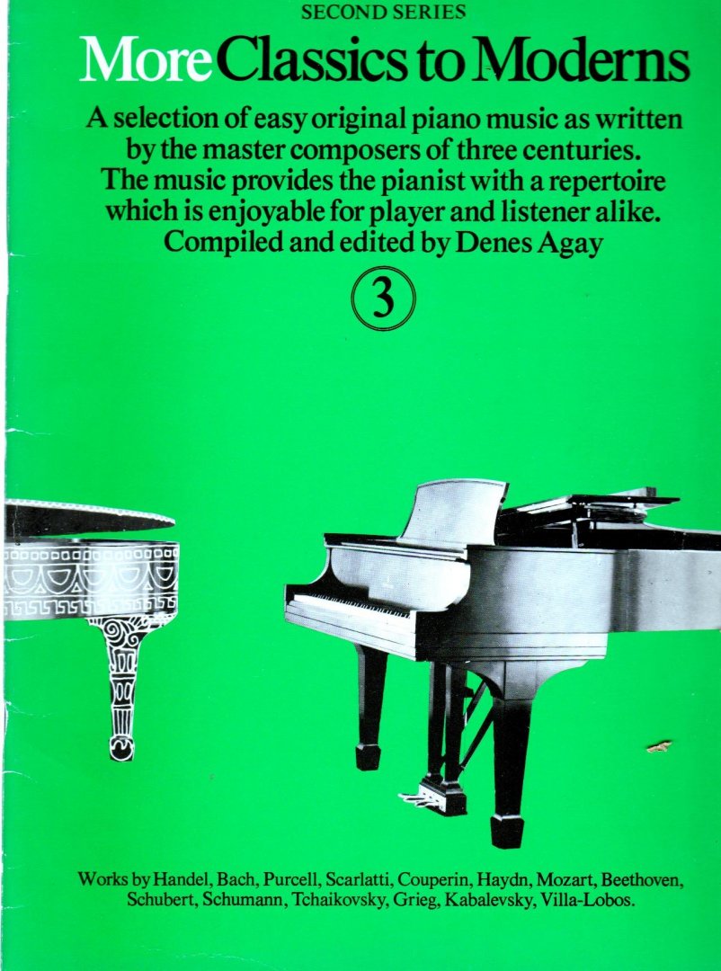 Agay Denes, Sheet Music voor piano - More Classics to Moderns