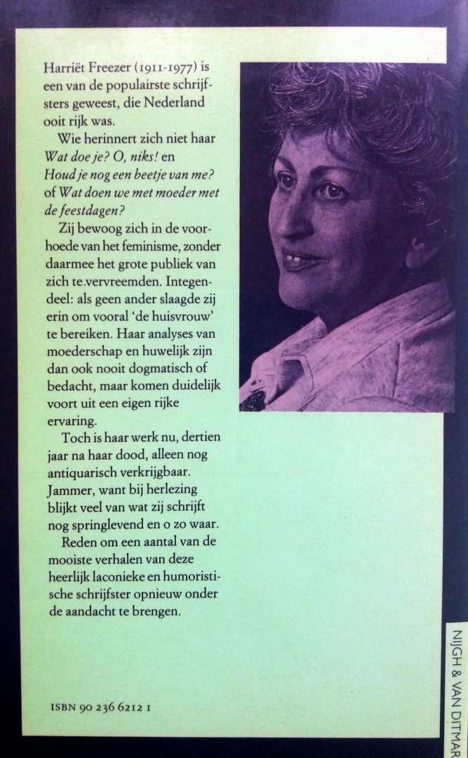 Freezer, Harriet - Is dat nu wel zo?