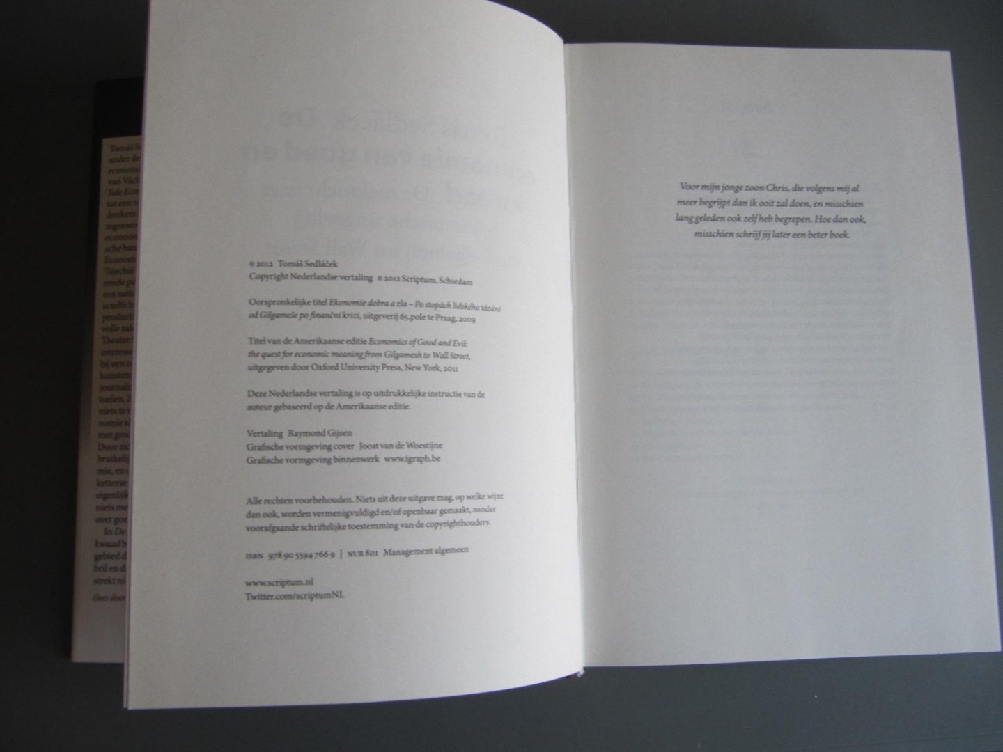 Tomáš Sedláček - De economie van goed en kwaad - De zoektocht naar economische zingeving van Gilgamesj tot Wall Street