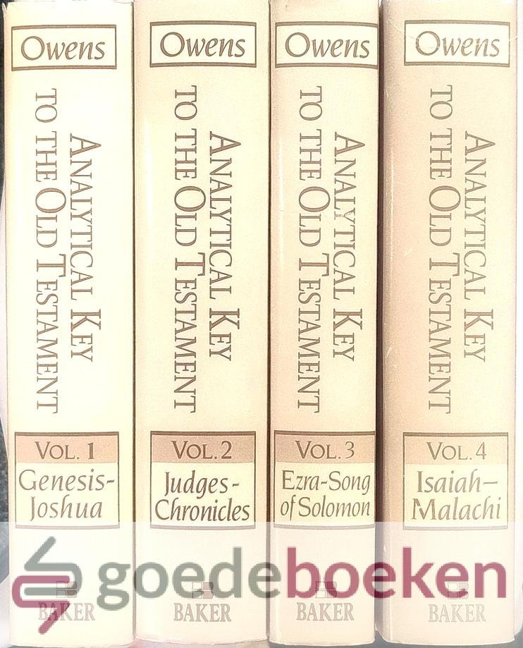 Owens, John Joseph - Analytical Key to the Old Testament, 4 Volumes complete --- Volume 1: Genesis-Joshua, volume 2: Judges-Chronicles, volume 3: Ezra-Song of Solomon, volume 4: Isaiah-Malachi