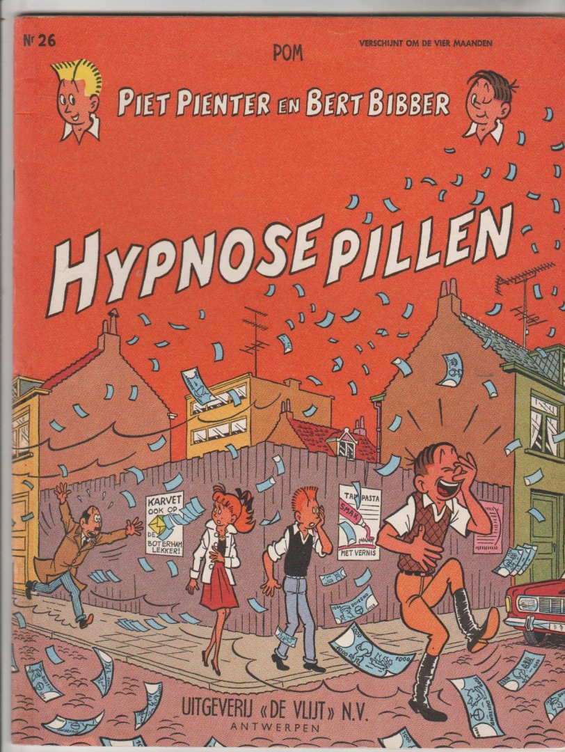 Pom - Piet Pienter en Bert Bibber 26 Hypnosepillen